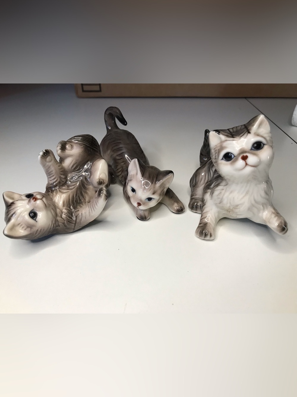 Ceramic Kitties Figurines